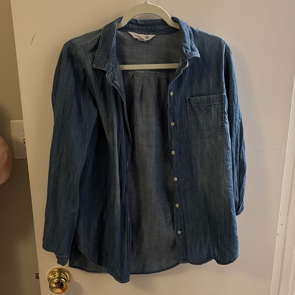 Old Navy Indigo Denim Shirt